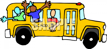 350x162 School Bus Clip Art