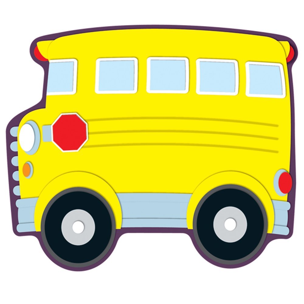 1000x1000 Carson Dellosa School Bus Cut Outs (120097) School