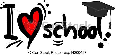 450x214 I Love School Clip Art Cliparts