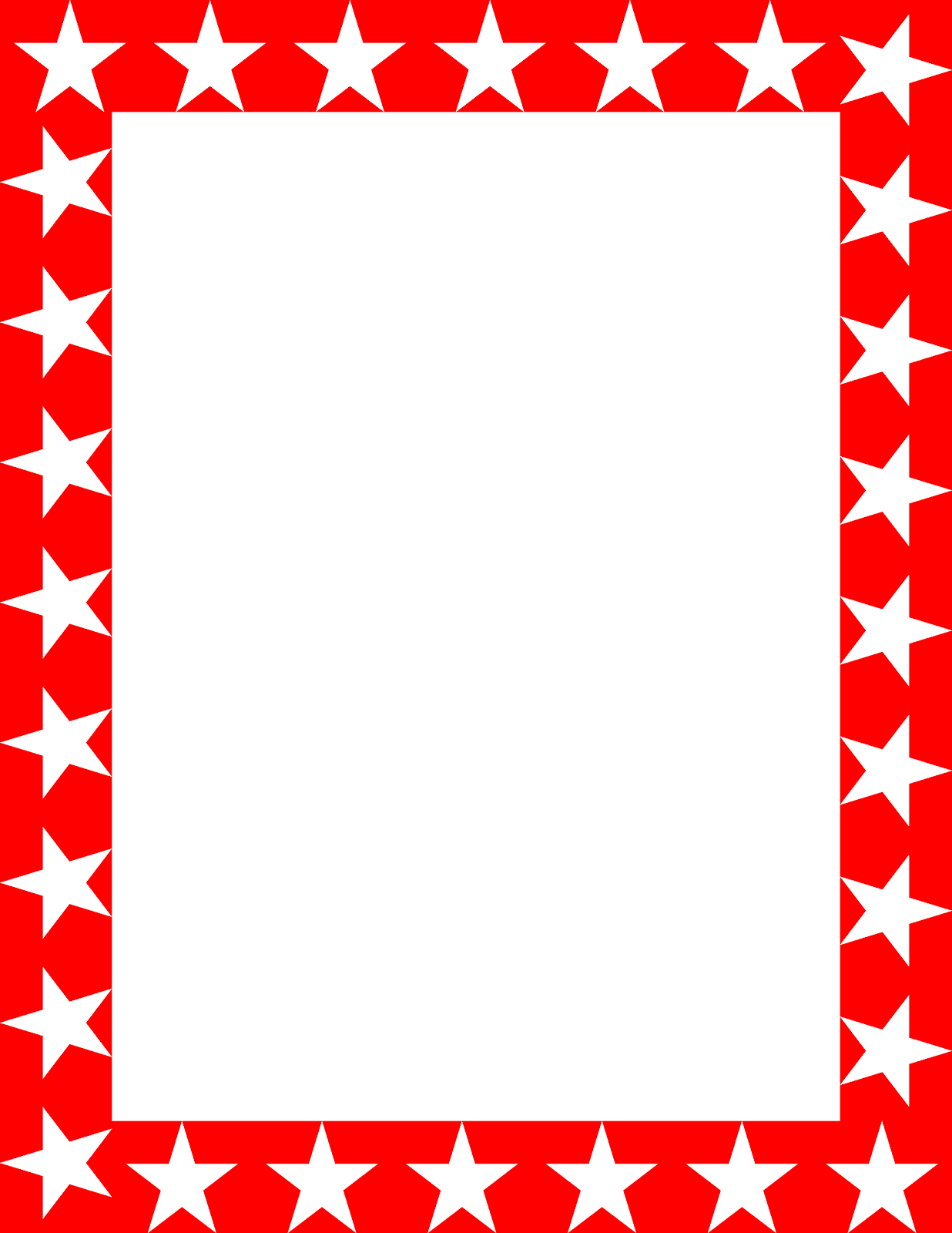 1236x1600 Image Of Star Border Clipart