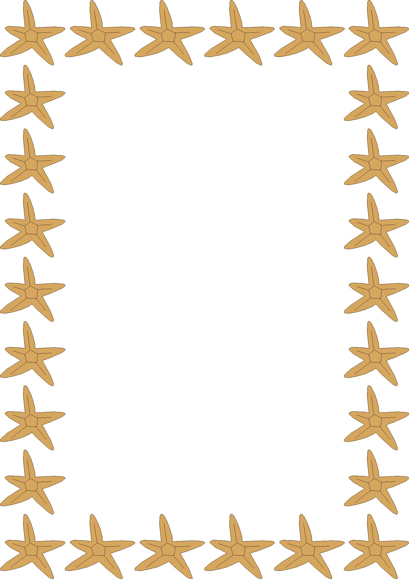 1414x2000 School Border Clipart