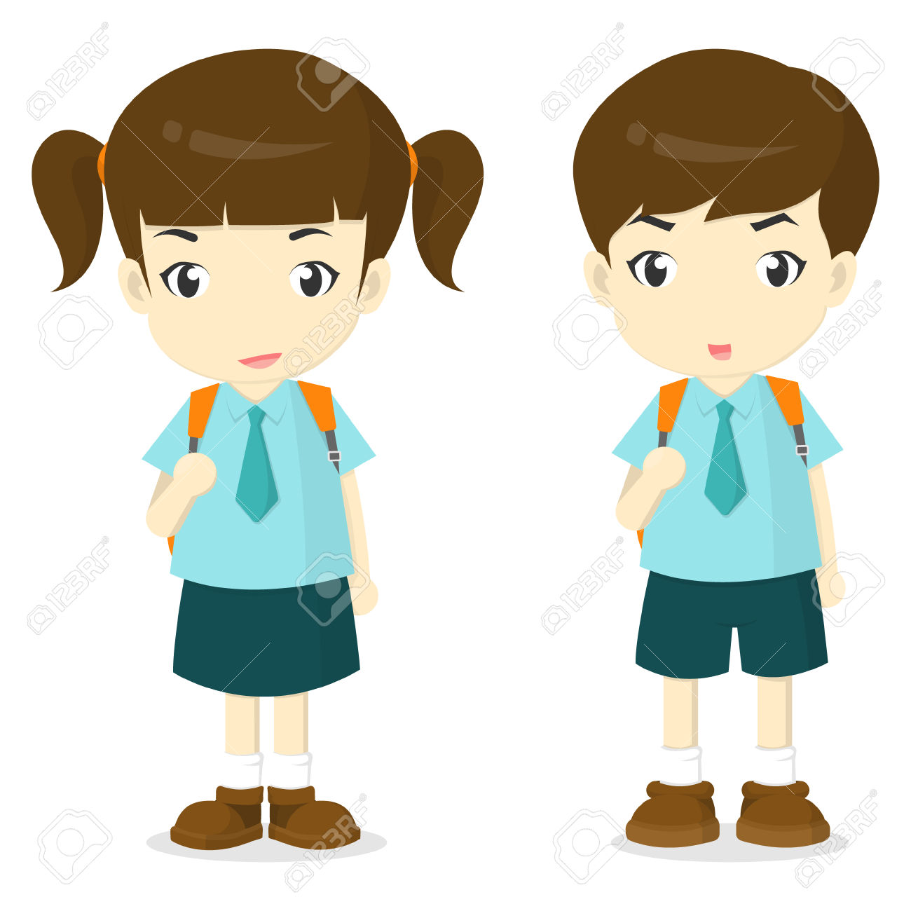 1300x1300 Uniform Clipart School Boy
