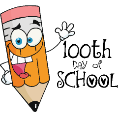 240x240 Free 100 Days Of School Clipart