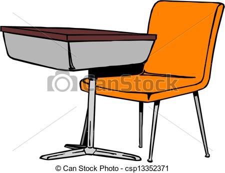 450x346 School Desk Clipart