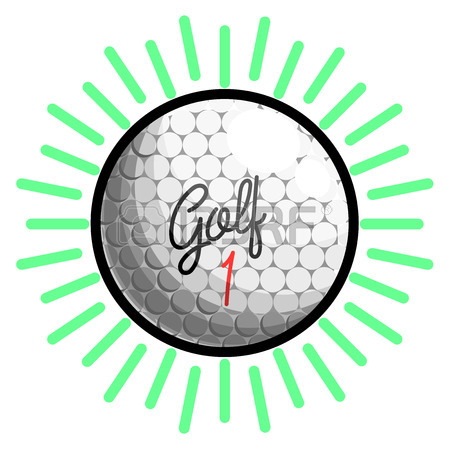 450x450 Color Vintage Golf Poster. For Golf School Or Golf Club Design