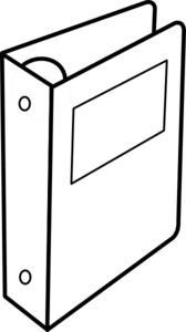 168x300 Binder Clip Art