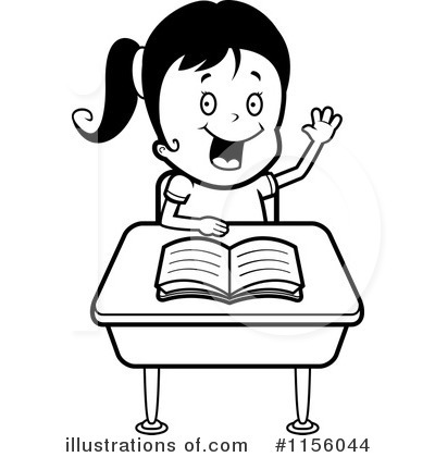 400x420 School Girl Clipart