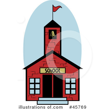 400x420 School House Clipart