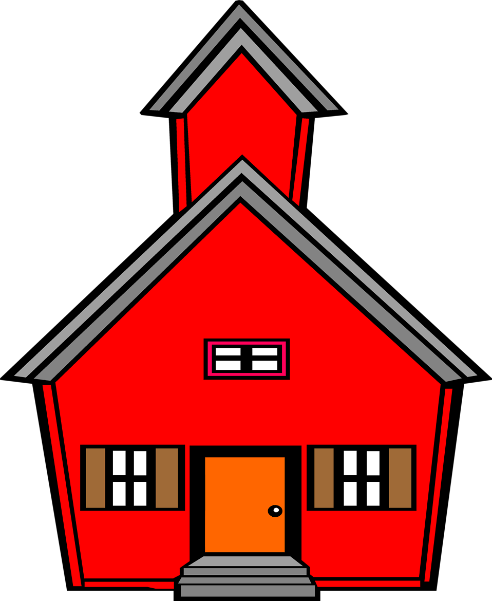 958x1170 School House Clipart