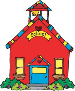 246x300 Coloring Pages Clip Art School House Red Schoolhouse Clipart