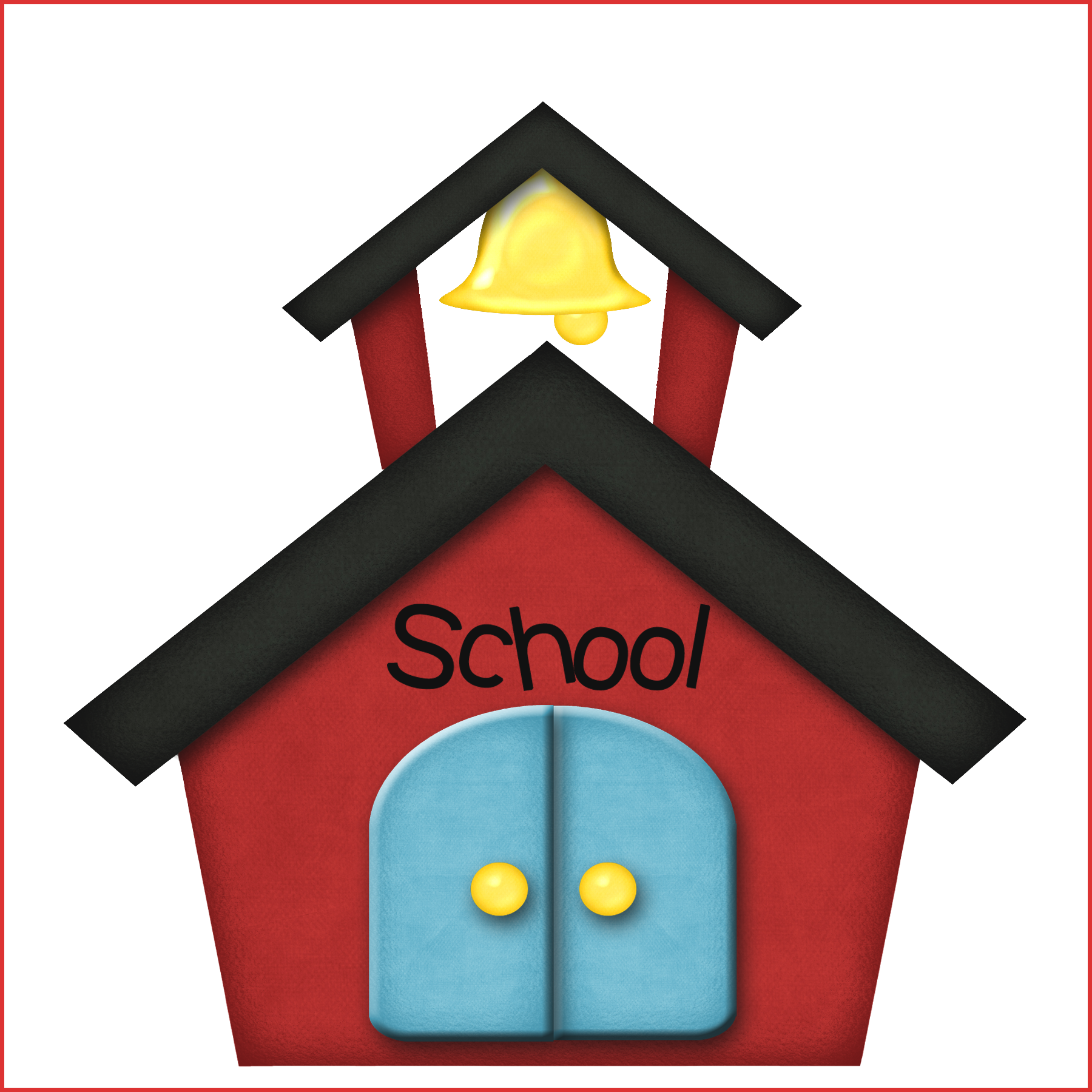 1800x1800 Unique School House Clipart Memo Header