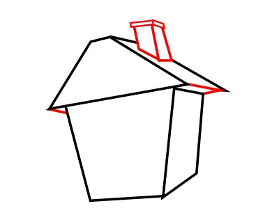 400x319 Drawing A Cartoon House