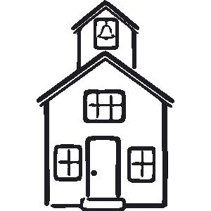 300x300 One Room Schoolhouse Clipart