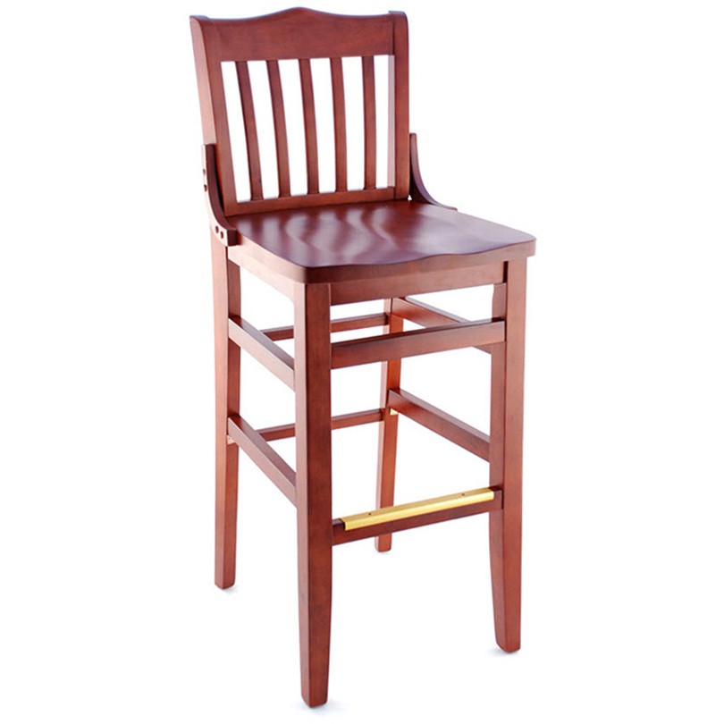 810x810 Premium Us Made School House Wood Bar Stool