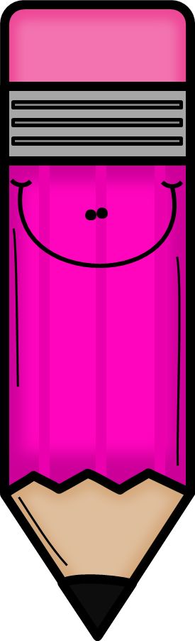 275x902 Pink Pencil Clip Art School Clipart