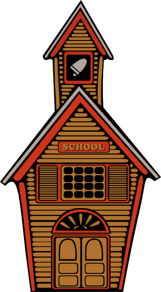 330x598 Country School Clip Art