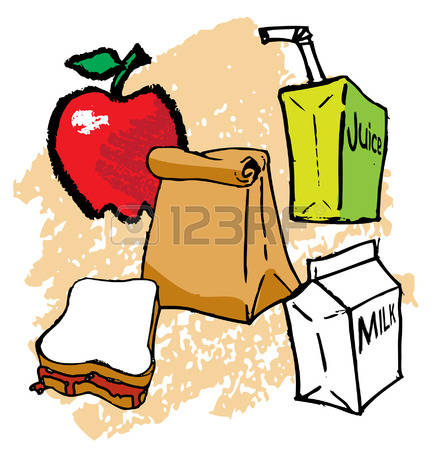 435x450 School Lunch Line Clipart