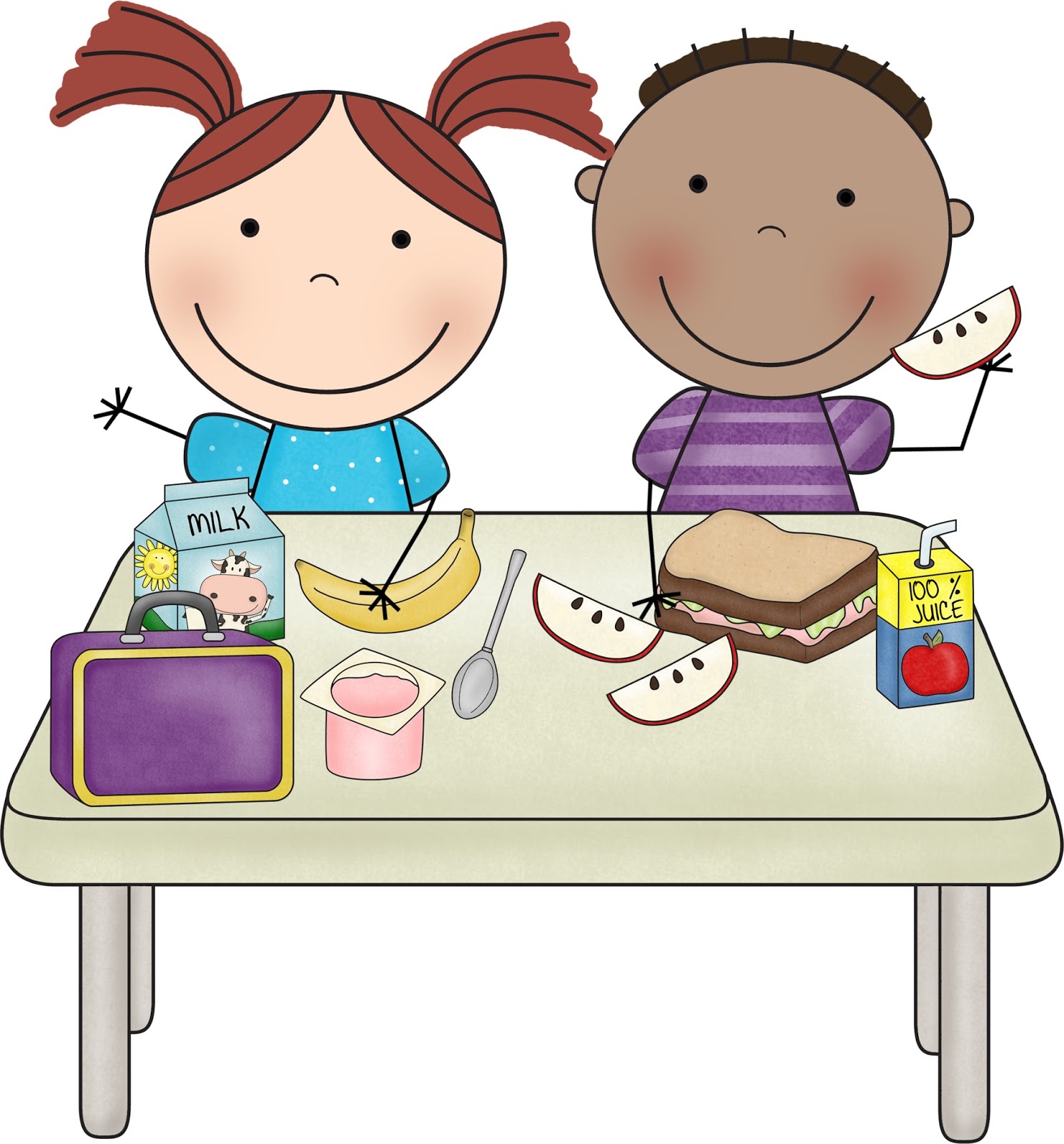 1488x1600 School Lunch Clipart