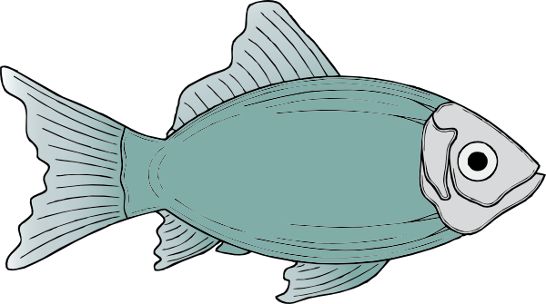 600x335 A Fish Clipart