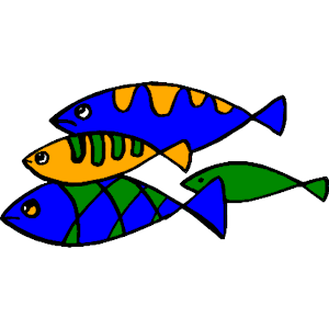300x300 Top 84 School Of Fish Clip Art