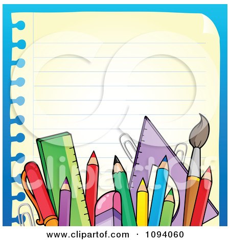 450x470 Royalty Free (Rf) School Border Clipart, Illustrations, Vector