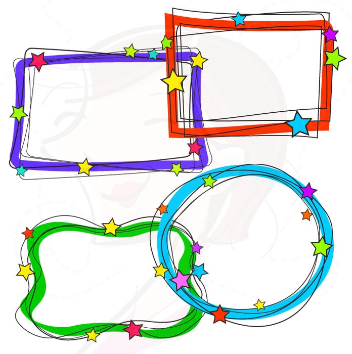 696x700 School Photo Frame Clipart