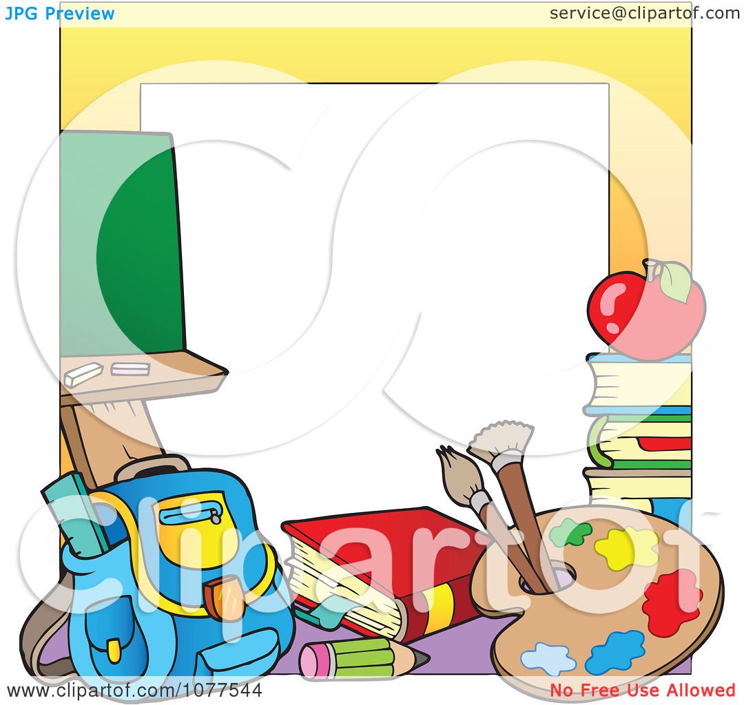 1080x1024 Images Of School Clipart Borders