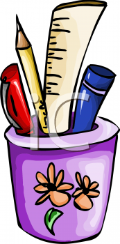 173x350 School Supplies Clipart Png