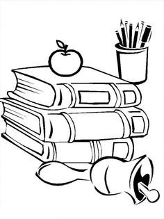 236x315 Compele School Supplies For Going Back To School Coloring Page