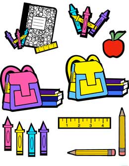 260x334 School Supplies Clipart For Kids Clipart Panda
