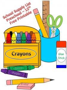 225x300 Best School Supplies List Elementary Ideas