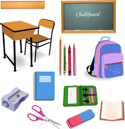 245x254 School Supplies School Clipart Png 30 Images Online Download