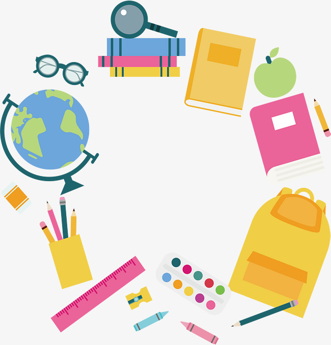 650x678 Stationery Border, Teachers' Day, Hand Painted Cartoon, School