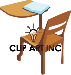 283x300 Old School Desk Clipart