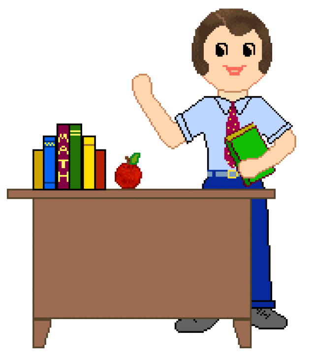 640x734 Table Clipart School Teacher