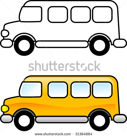 435x470 School Van Clipart Clipart Panda