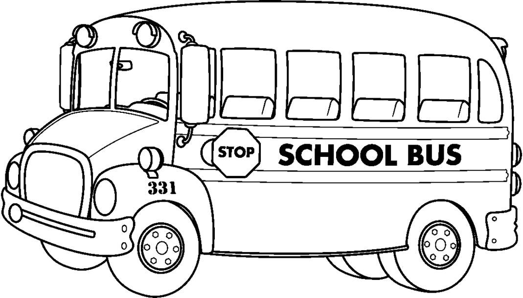 1069x610 School Bus Clip Art Black And White Clipart Free To Use
