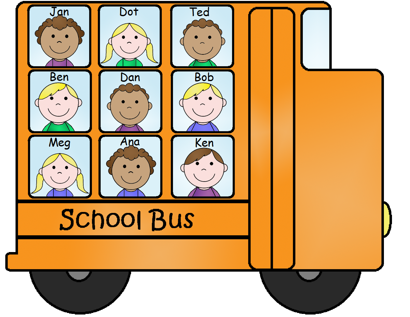 1320x1020 School Bus Races Clipart Clipartcow