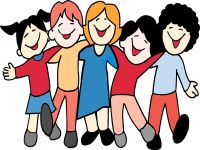 200x150 Friends Children Clipart