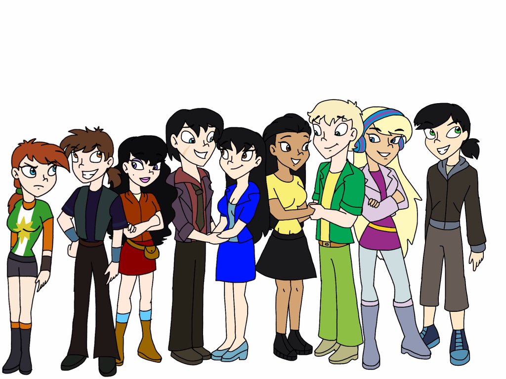1024x768 High School Friends Clipart