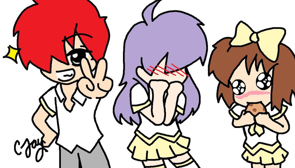 1024x583 Chibi School Friends By Ccarberry98