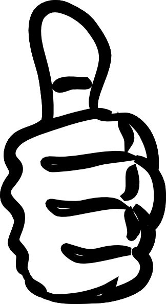 324x594 Thumb Clipart Black And White Thumbs Up Clip Art Tshirt Makers