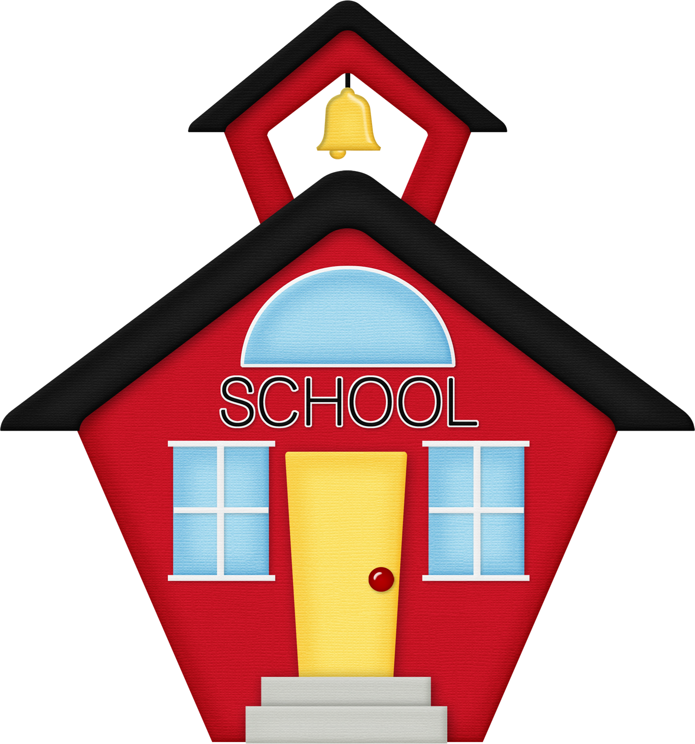 1369x1465 Schoolhouse Clipart