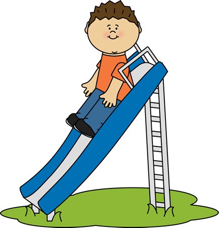 433x450 Kid Playing On A Slide Clip Art Schedule Clip Art