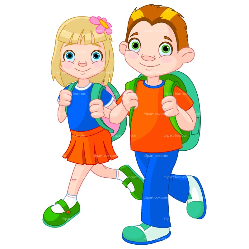 800x800 School Kids Clip Art