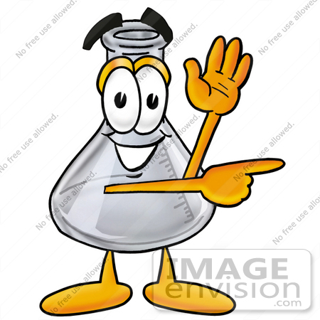 450x450 Clip Art Graphic Of A Laboratory Flask Beaker Cartoon Character
