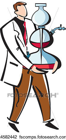 222x470 Clip Art Of Science Experiment K4582442