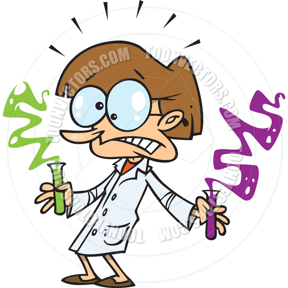 940x940 Cartoon Science Experiment By Ron Leishman Toon Vectors Eps