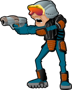 237x299 Sci Fi Cartoon Man Clip Art