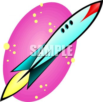 350x347 Science Fiction Rocket